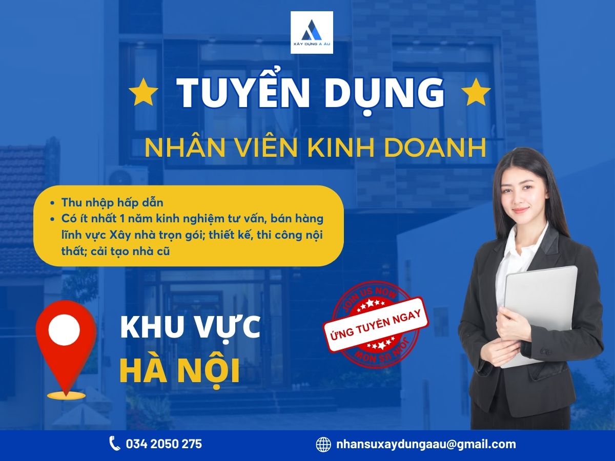 [Thông Báo] Tuyển Dụng Nhân Viên Kinh Doanh (Sale Engineer)