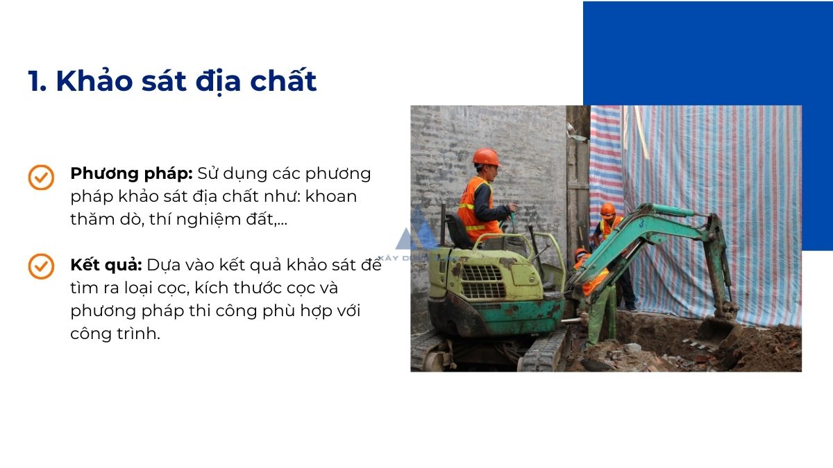 Khảo sát địa chất 