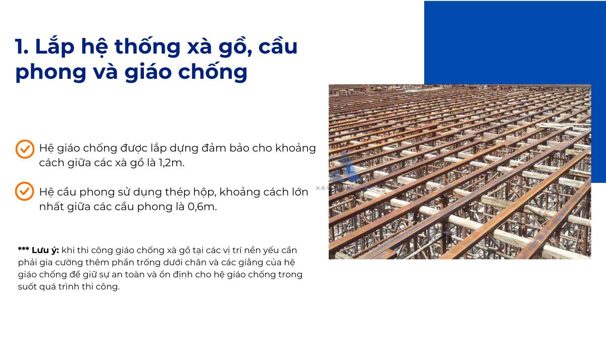 Hệ thống xà gồ, cầu phong 