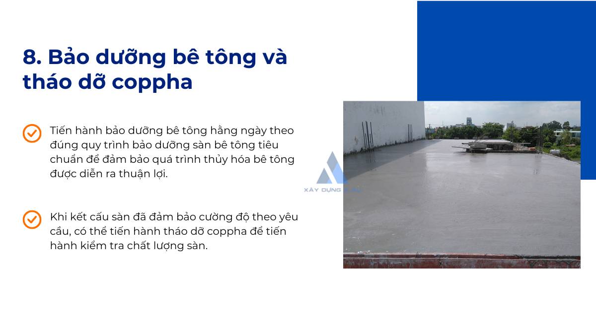 bảo dưỡng bê tông sàn hộp nhựa 