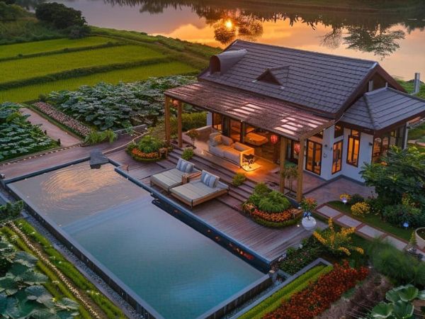 thiết kế nhà vườn Farmstay